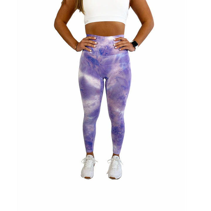 Legging Comfy Tie dye Lila