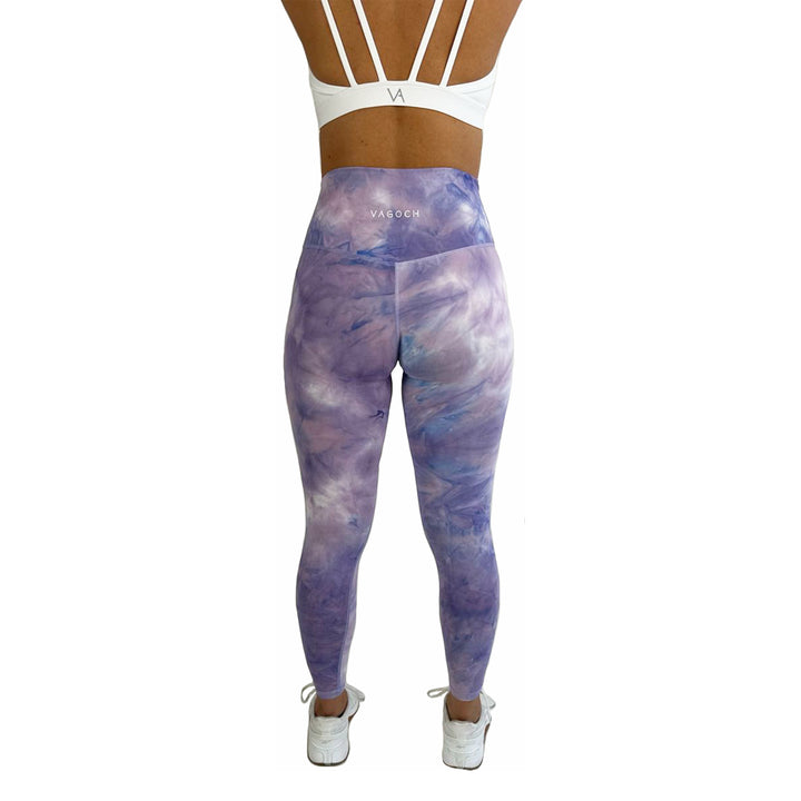 Legging Comfy Tie dye Lila