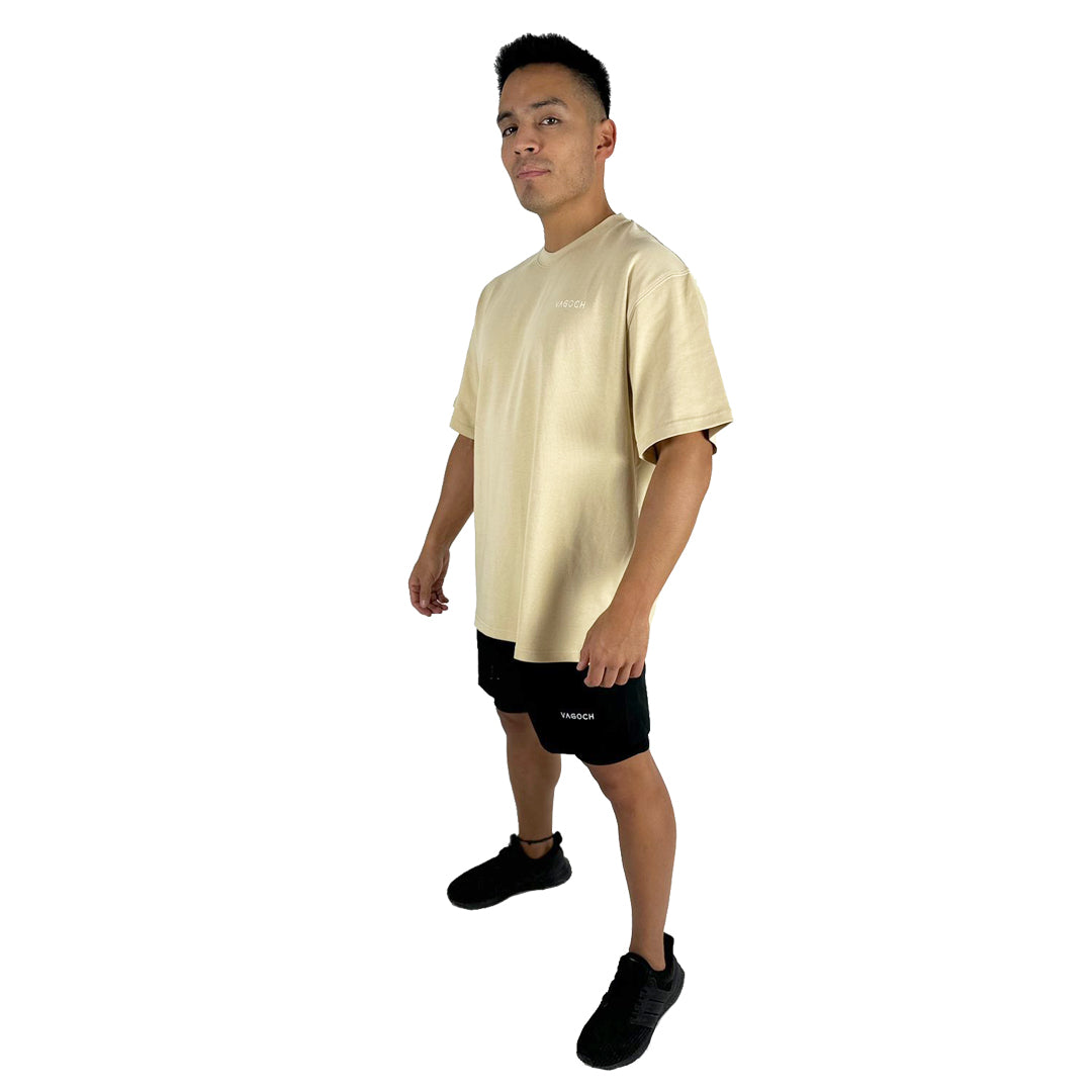 Polera Oversize beige