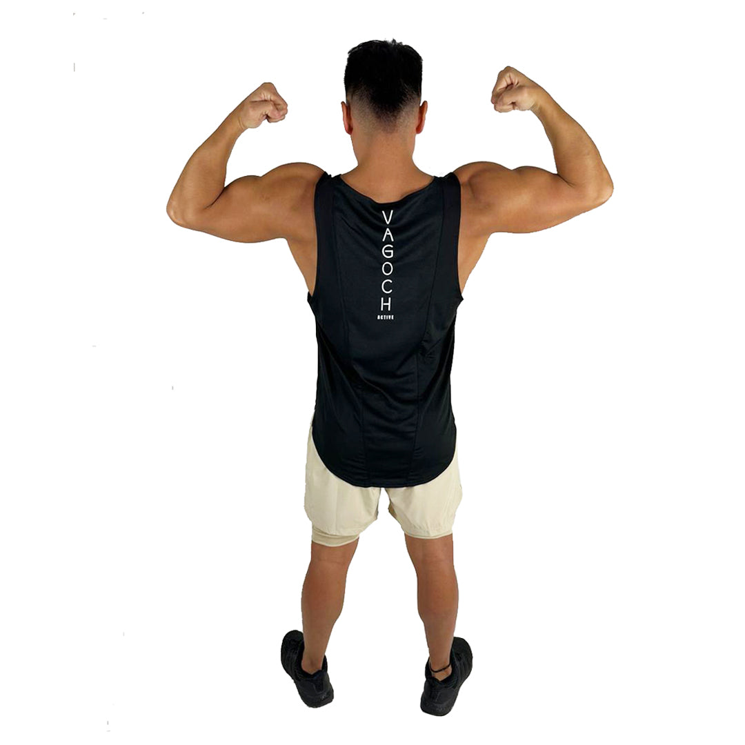 Polera Tank Aero Negra