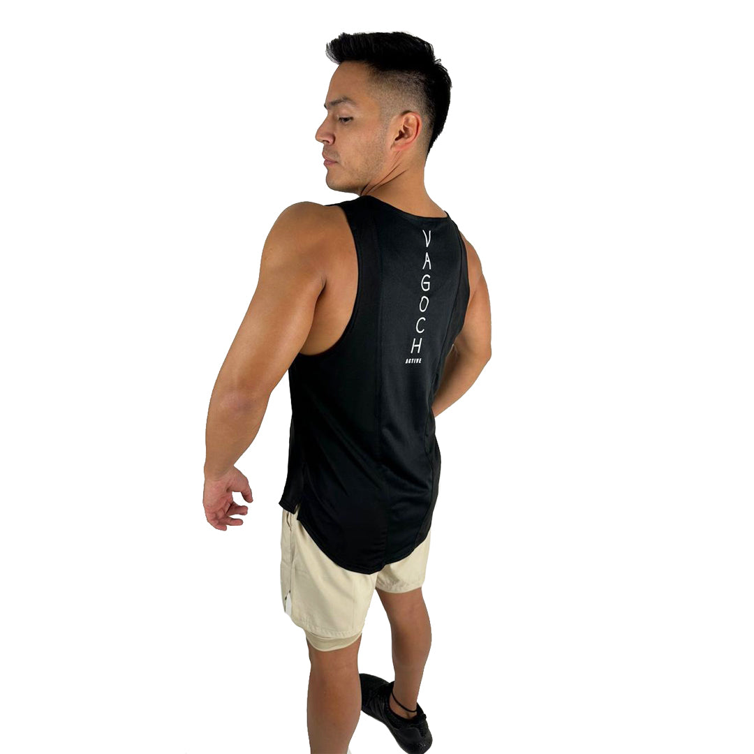 Polera Tank Aero Negra