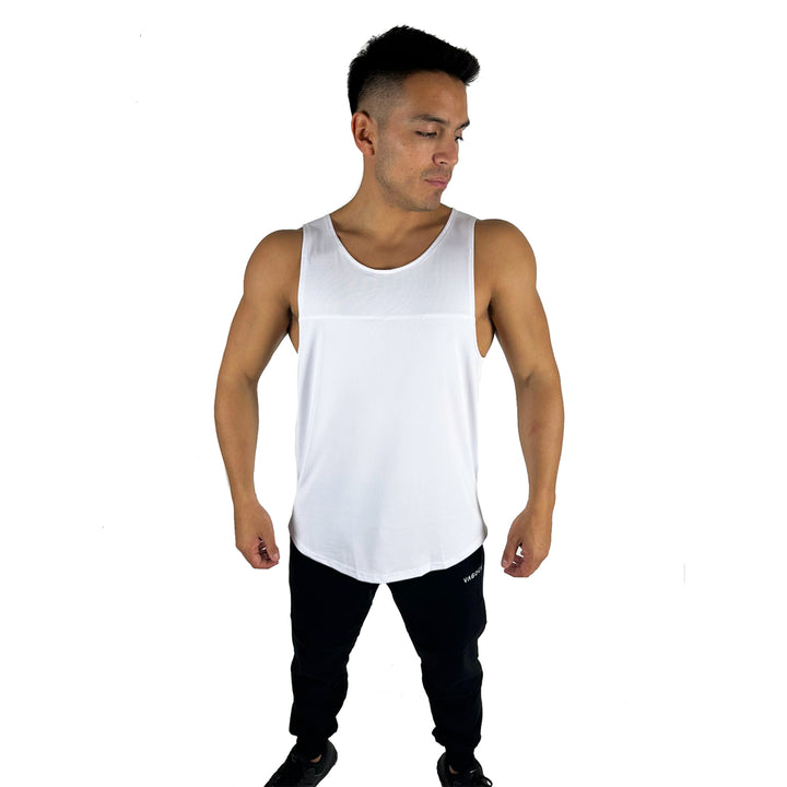 Polera Tank Aero blanca