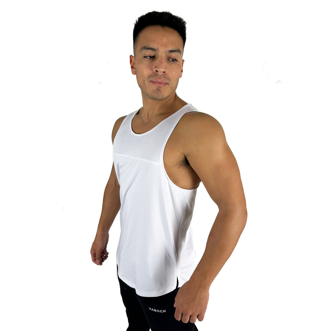 Polera Tank Aero blanca